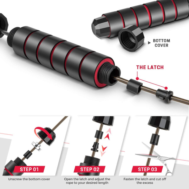 Jump Rope Adjustable Length